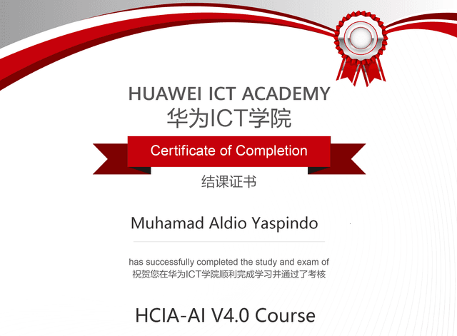 Huwawei ICT Academy - Machine Learning